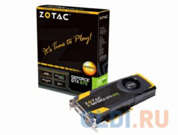  4Gb <PCI-E> Zotac GTX670 c CUDA <GFGTX670, GDDR5, 256 bit, HDCP, 2*DVI, HDMI, DP, Retail>