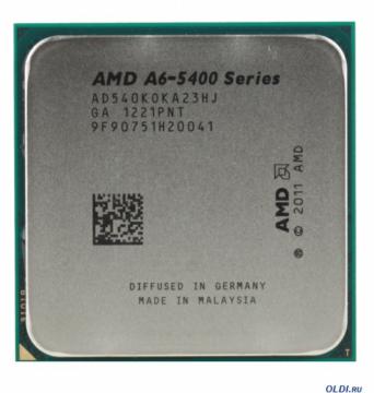 AMD A6 5400-K OEM SocketFM2 (AD540KOKA23HJ)
