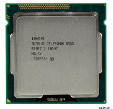  Intel Celeron G555 OEM <2.70GHz, 2Mb, LGA1155 (Sandy Bridge)>