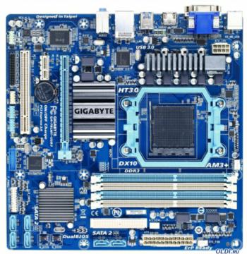 .  GIGABYTE GA-78LMT-USB3 <SAM3+, AMD 760G + SB710, 4*DDR3, PCI-E16x, SVGA, DVI, HDMI, SATA, USB 3.0, GB Lan, mATX, Retail>