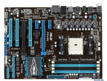 .  ASUS F2A55 <SFM2, AMD A55, 4*DDR3, 2*PCI-E16x, SATA II, USB 3.0, GB Lan, ATX, Retail>