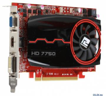  4Gb <PCI-E> PowerColor AX7750 4GBK3-H <HD7750, GDDR3, 128 bit, HDCP, VGA, DVI, HDMI, Retail>