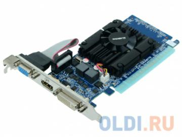  2Gb <PCI-E> GIGABYTE GV-N610D3-2GI  CUDA GDDR3, 64 bit, VGA, DVI, HDMI, Retail