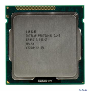 Intel Pentium G645 OEM <2.90GHz, 3Mb, LGA1155 (Sandy Bridge)>