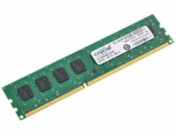   Crucial DDR3 4Gb, PC12800, UDIMM, 1600MHz (CT51264BA160B) Dual Rank [Retail], UDIMM