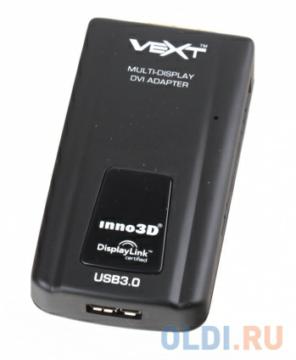   Inno3D VEXT 3XD-DVI &lt;USB 3.0 to DVI, Graphics Adapter, 32 bit, Max.Res: 2048x1152, with Audio, Retail&gt;