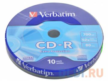 CD-R Verbatim 700Mb 52x Extra Protection 10 Shrink