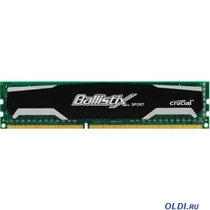  DDR3 8Gb (pc-12800) 1600MHz Crucial Ballistix Sport (BLS8G3D1609DS1S00CEU) CL9, Dimm
