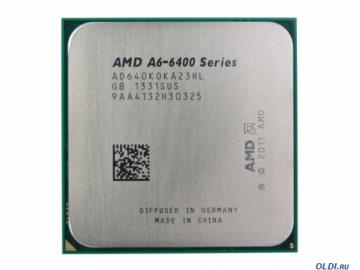  AMD A6 6400-K OEM SocketFM2 (AD640KOKA23HL)