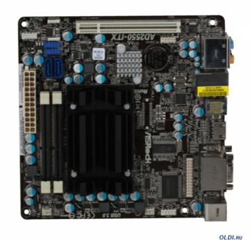 .  ASRock AD2550-ITX CPU on board <Intel Atom D2550, iNM10, 2*DDR3, PCI, SVGA, SATA II, LPT, GB Lan, mini-ITX Retail>