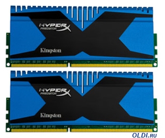  DDR3 8Gb (pc-19200) 2400MHz Kingston HyperX Predator, Kit of 2 [Retail] (KHX24C11T2K2/8X), Dimm
