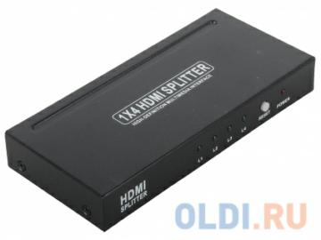  HDMI Splitter Orient HSP0104, 1-&gt;4, HDMI 1.4/3D, HDTV1080p/1080i/720p, HDCP1.2,   5/1A, .