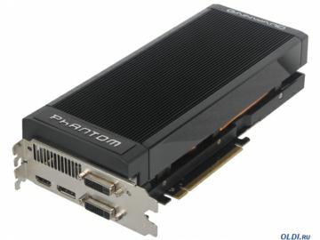  4Gb <PCI-E> GAINWARD GTX760 PHANTOM c CUDA (NE5X760010G2-1042P) GDDR5, 256 bit, 2*DVI, HDMI, DP, Retail