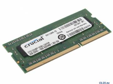   Crucial DDR3 4Gb, PC12800, SO-DIMM, 1600MHz (CT51264BF160BJ)