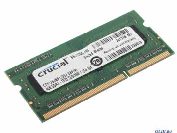  SO-DIMM DDR3 4Gb (pc-10600) 1333MHz Crucial (CT51264BF1339J)
