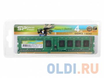   Silicon Power DDR3 4Gb, PC12800, DIMM, 1600MHz (SP004GBLTU160N01/02) [Retail]