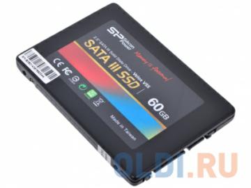   SSD 2.5" 60 Gb Silicon Power SATA III V55 (R556/W465MB/s) (SP060GBSS3V55S25)