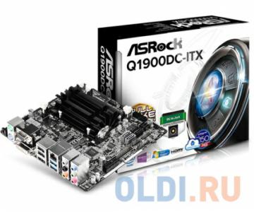.  ASRock Q1900DC-ITX CPU on board Celeron J1900, iNM10, SODIMM 2*DDR3, PCI-E1x, SVGA, SATA II, GB Lan, mini-ITX Retail