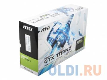  12Gb <PCI-E> MSI NTITAN Z 12GD5  CUDA GDDR5, 384 bit, HDCP, 2*DVI, HDMI, DP, Retail