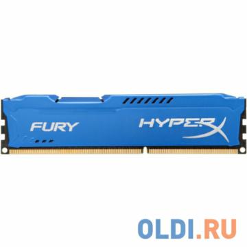  DDR3 4Gb (pc-12800) 1600MHz Kingston HyperX Fury Blue Series CL10 <Retail> (HX316C10F/4)