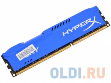   Kingston HyperX Fury DDR3 8Gb, PC15000, DIMM, 1866MHz (HX318C10F/8) Blue Series CL10 [Retail]