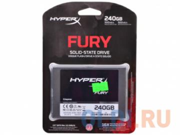   SSD 2.5" 240 Gb Kingston SATA 3 HyperX Fury (R500/W500MB/s) (SHFS37A/240G)