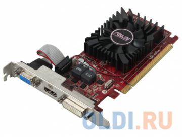  4Gb <PCI-E> ASUS R7240-OC-4GD3-L (R7 240) GDDR3, 128 bit, VGA, DVI, HDMI, Retail