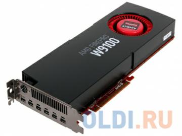   16Gb <PCI-E> Sapphire FirePro W9100 (31004-45-40A) GDDR5, 384 bit, DVI, 6*DP, Retail