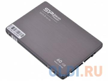   SSD 2.5" 60 Gb Silicon Power SATA III V60 + Desktop kit (R520/W510MB/s) (SP060GBSS3V60S25)