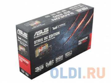  3Gb <PCI-E> ASUS R9 280 STRIX OC <R9 280, GDDR5, 384 bit, 2*DVI, HDMI, DP, Retail>