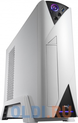  Aerocool Qs-102 White Edition slim desktop, mATX/mini-ITX, USB 3.0, 400 SFX