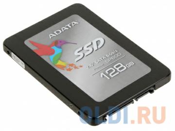   SSD 2.5" 128 Gb ADATA SP600 SATA III (JMicron, R360/W130MB/s, 7mm) (ASP600S3-128GM-C)