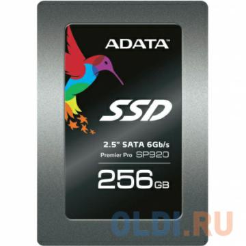   SSD 2.5&quot; 256 Gb ADATA SP920 SATA III (Marvell, R560/W360MB/s, 7mm) (ASP920SS3-256GM-C)