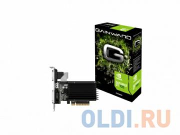  2Gb <PCI-E> GAINWARD GT720 c CUDA (NEAT7200HD46-2080H) GDDR3, 64 bit, DVI, HDMI, Retail