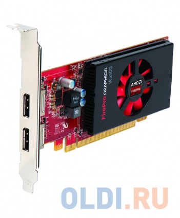   2Gb <PCI-E> Sapphire FirePro W2100 GDDR3, 128 bit, 2*DP, Retail