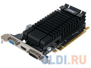  1Gb <PCI-E> MSI N720-1GD5HLP  CUDA GDDR5, 64 bit, HDCP, VGA, DVI, HDMI, Retail