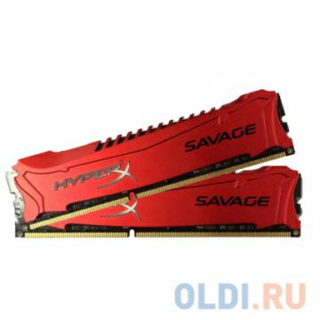  DDR3 8Gb (pc-17000) 2133MHz Kingston HyperX Savage CL9 Kit of 2 <Retail> (HX321C11SRK2/8)