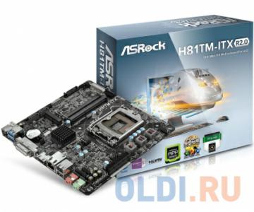 .  ASRock H81TM-ITX R2.0 S1150, iH81, Thin Mini-ITX, 2*DDR3 SO-DIMM, PCI-Ex4, Mini PCI-Ex, SATA3, Giga Lan, DVI, HDMI, Retail