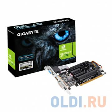  1Gb <PCI-E> GIGABYTE GV-N720D3-1GL  CUDA <GFGT720, GDDR3, 64 bit, VGA, DVI, HDMI, LP, Retail>