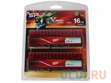   Silicon Power XPower DDR3 16Gb (2x8Gb), PC12800, DIMM, 1600MHz (SP016GXLYU16ANDA) CL11 [Retail]