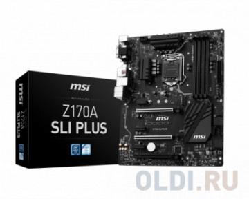 .  MSI Z170A SLI PLUS &lt;S1151, Z170, 4DDR4, 3*PCI-E16x, D-SUB, HDMI, DVI, SATA III+RAID, GB Lan, USB3.1, ATX, Retail&gt;