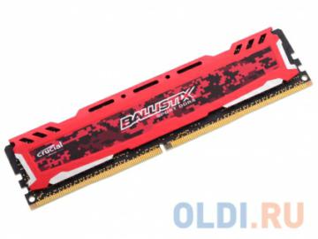  DDR4 4Gb (pc-19200) 2400MHz Crucial Ballistix Sport LT Red CL16 SR x8 BLS4G4D240FSE