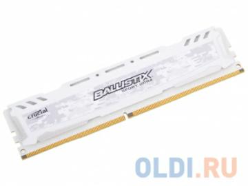  DDR4 4Gb (pc-19200) 2400MHz Crucial Ballistix Sport LT White CL16 SR x8 BLS4G4D240FSC