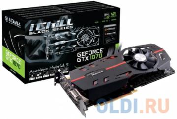   Inno3D GeForce GTX 1070 iChill Black C107B-1SDN-P5DNX 8Gb 1620Mhz  