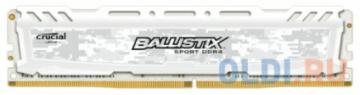  DDR4 16Gb (pc-19200) 2400MHz Crucial Ballistix Sport LT White CL16 DR x8 BLS16G4D240FSC
