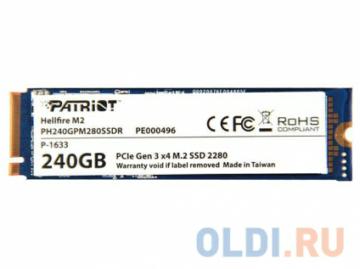   SSD PCIE 240 Gb Patriot HellFire M2 2280 PH240GPM280SSDR