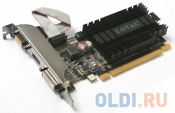  2Gb &lt;PCI-E&gt; Zotac GT 710 2GB ZONE Edition (ZT-71302-20L) &lt;GFGT710, SDDR3, 64 bit, HDCP, VGA, DVI, HDMI, Retail&gt;