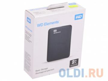     WD Elements Portable 2Tb Black (WDBU6Y0020BBK-WESN)  