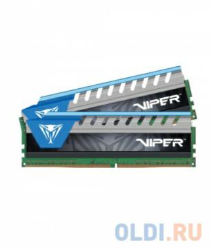  DDR4 8Gb 2x4GB (pc-21300) 2666MHz Patriot Viper4 Elite CL16 Blue Logo  