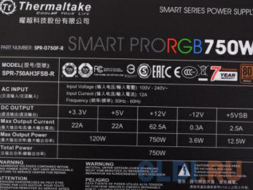    Thermaltake Smart Pro RGB 750W (PS-SPR-0750FPCBEU-R)  